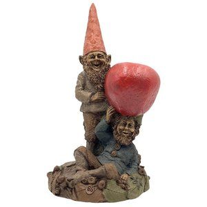 Tom Clark Gnome WILLIE & SON Figurine #86 William Tell Apple Bow Arrow COA 1985